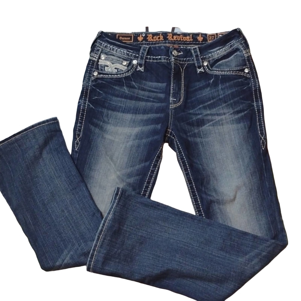 Rock revival doreen easy boot jeans size 27